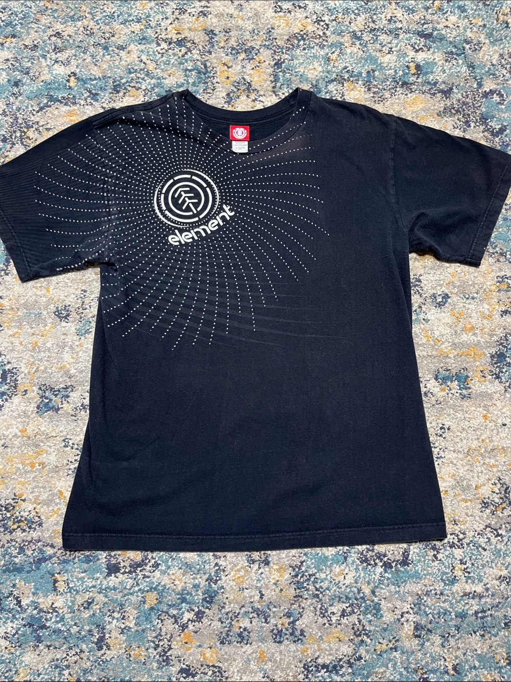 Y2K Element Skateboard Graphic Logo Tee Size L
